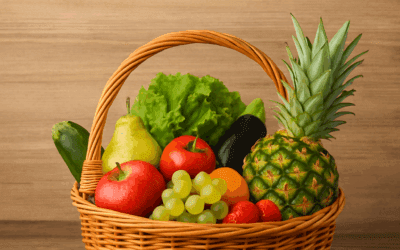 🧺 Las mejores cestas de frutas y verduras de Madrid están en Frutas Santamaría